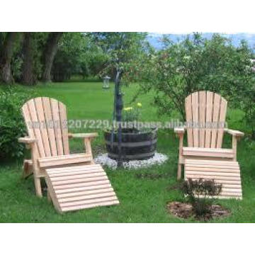 Solid wood Outdoor / Garden Furniture Set - Sunlounger2